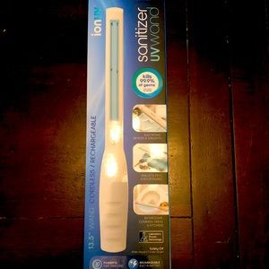 NIB Ion UV rechargeable hand held sanitizer wand